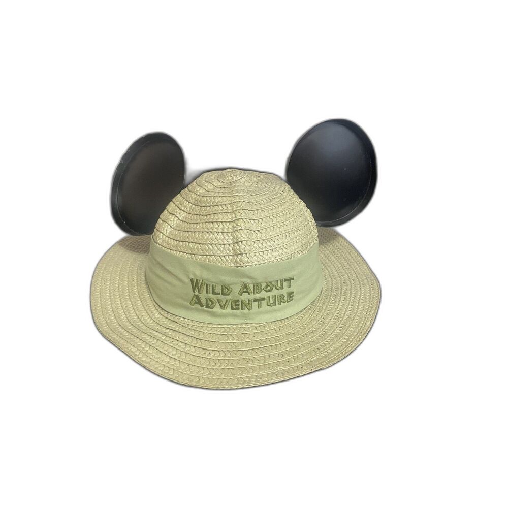 Disney Parks Animal Kingdom Safari Mickey Mouse Ears Hat Child One Size Safari